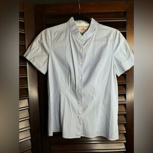 J. Crew Blue Casual Button Down Shirt Lightweight